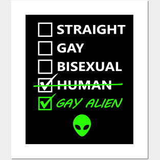 Gay Alien Posters and Art